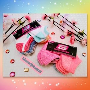 Skechers Baby Girl Socks Bundle NWT